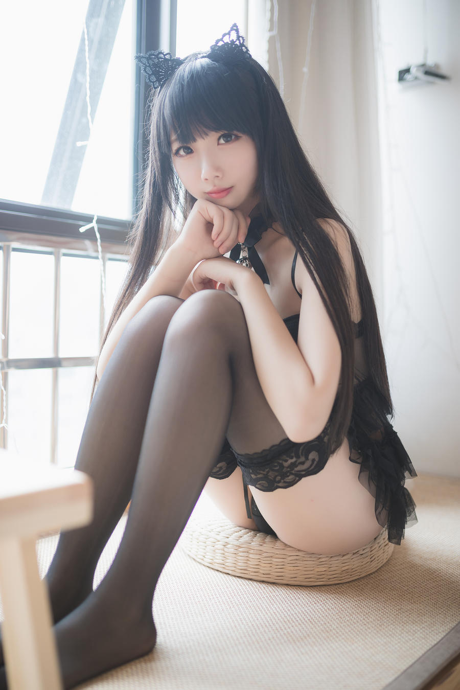 第二频道 雪琪SAMA  猫系少女黑猫 03.jpg